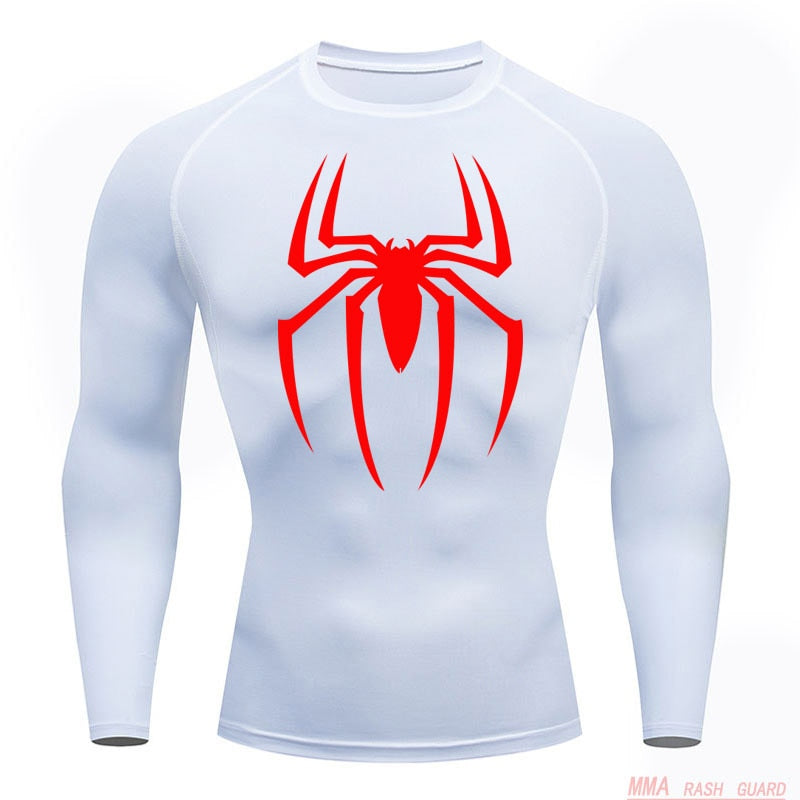 Web Slinging Long Sleeve Compression Shirt 2002