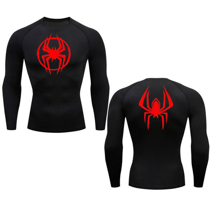 Morales Web Slinging Long Sleeve Compression Shirt