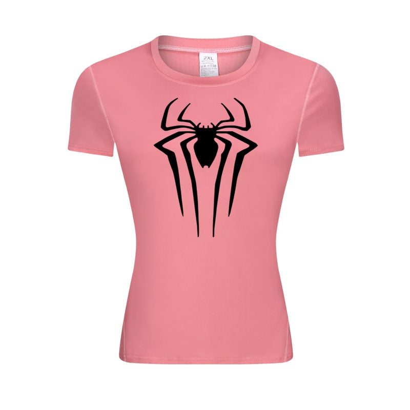 Web-Slinging Woman's Compression Shirt