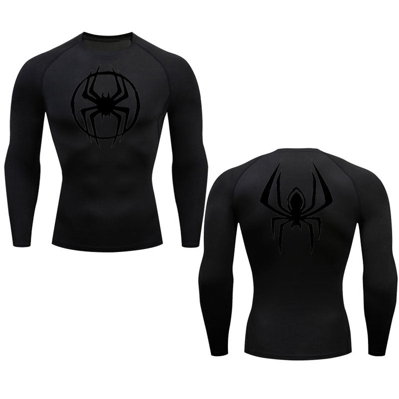 Morales Web Slinging Long Sleeve Compression Shirt