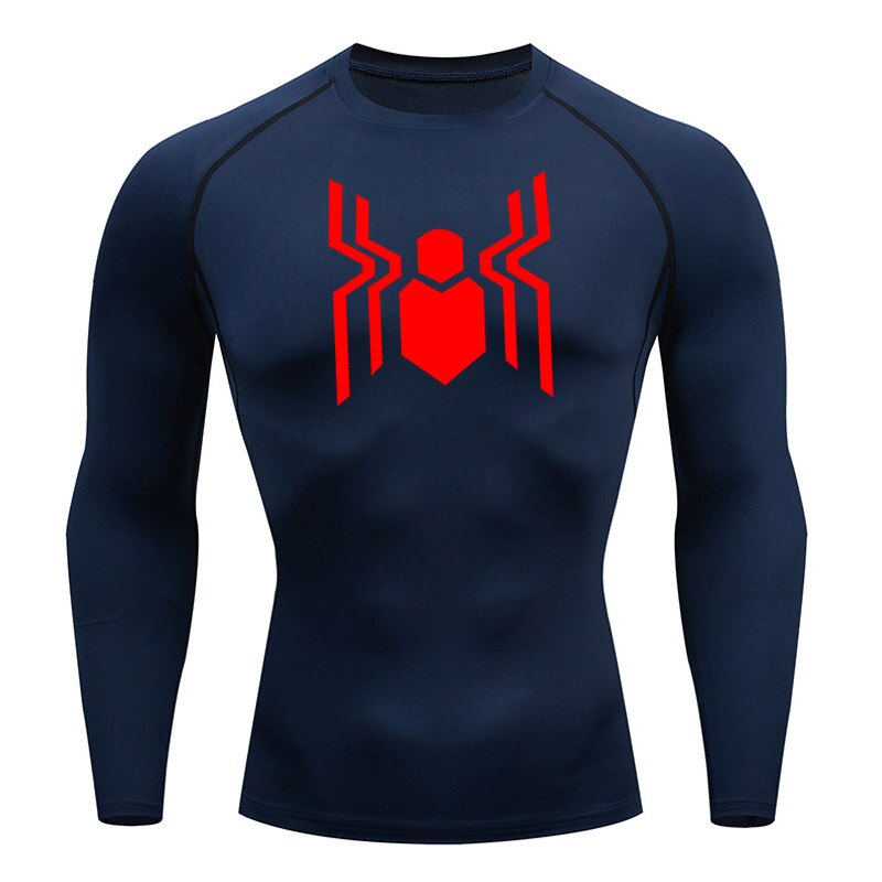 Web Slinging Long Sleeve Compression Shirt 2016