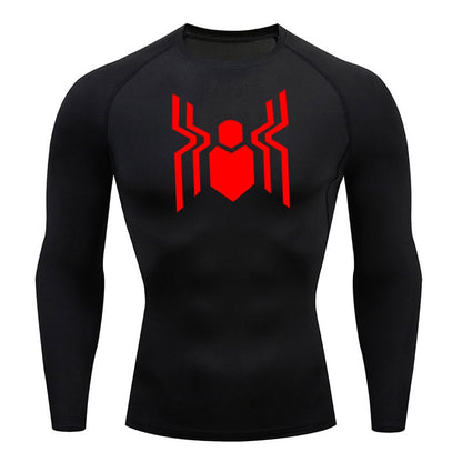 Web Slinging Long Sleeve Compression Shirt 2016