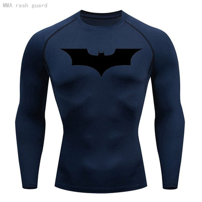 Dark Knight Long Sleeve Compression Shirt