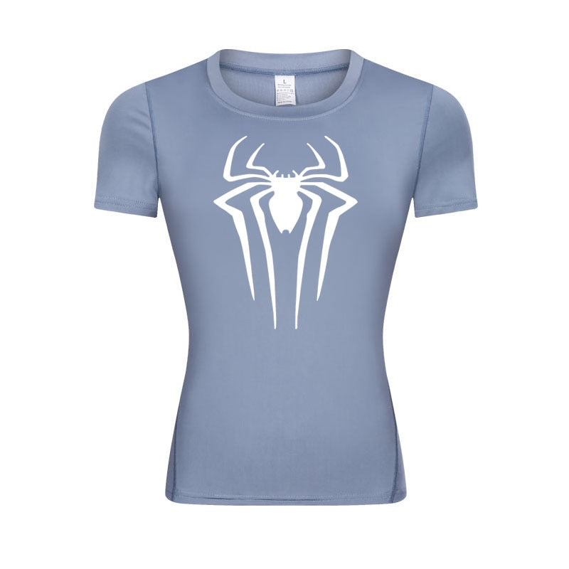 Web-Slinging Woman's Compression Shirt