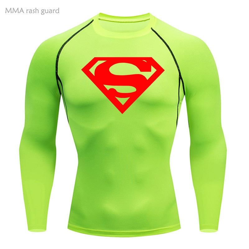 Kryptonian Long Sleeve Compression Shirt