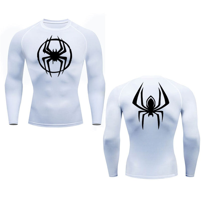 Morales Web Slinging Long Sleeve Compression Shirt