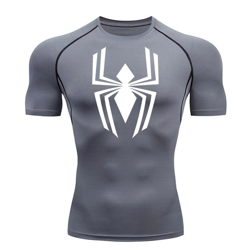 Spectacular Web-Slinging Compression Shirt