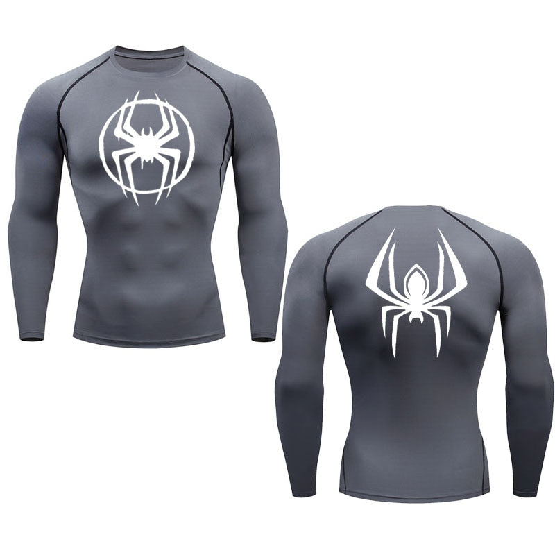 Morales Web Slinging Long Sleeve Compression Shirt