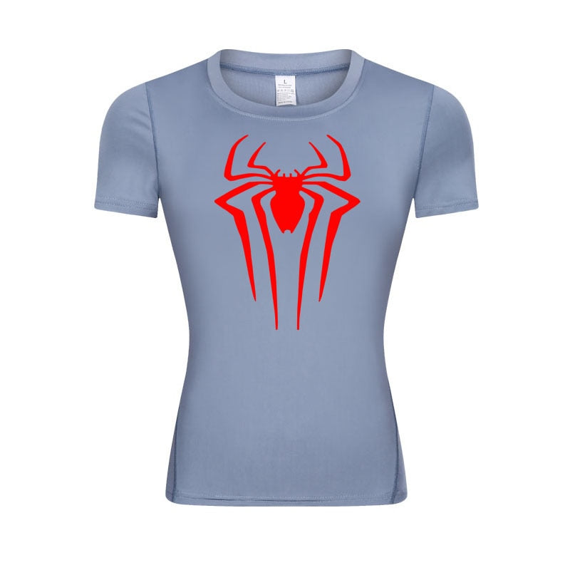 Web-Slinging Woman's Compression Shirt