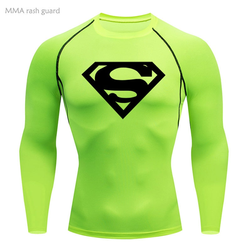 Kryptonian Long Sleeve Compression Shirt