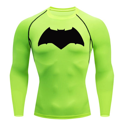 Affleck Dark Knight Long Sleeve Compression Shirt