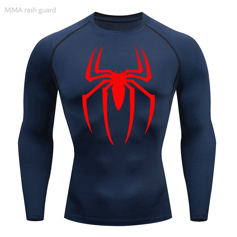 Web Slinging Long Sleeve Compression Shirt 2002