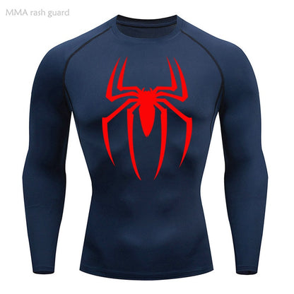 Web Slinging Long Sleeve Compression Shirt 2002