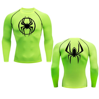 Morales Web Slinging Long Sleeve Compression Shirt