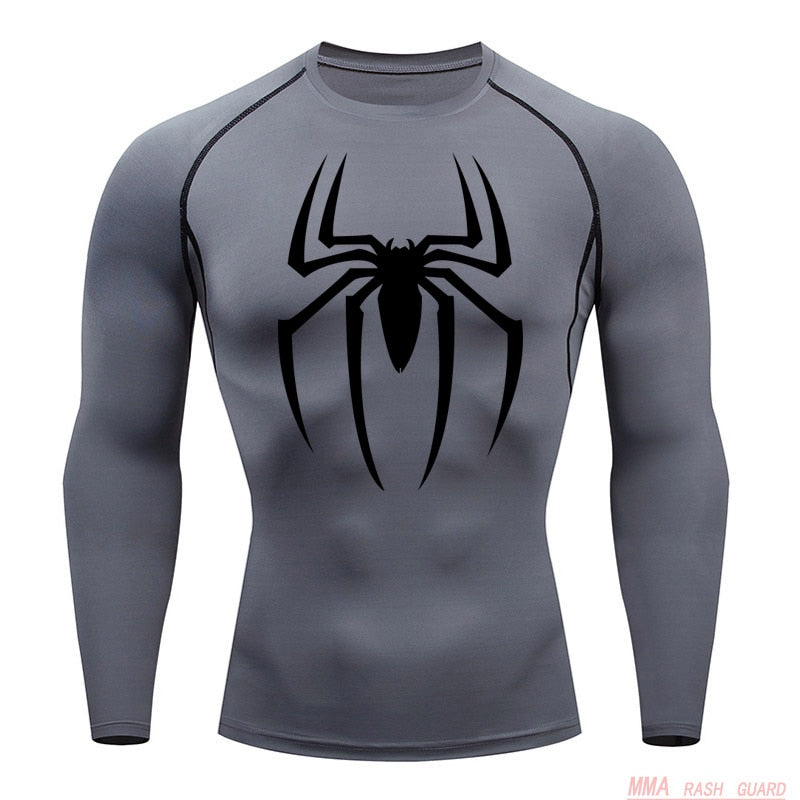 Web Slinging Long Sleeve Compression Shirt 2002