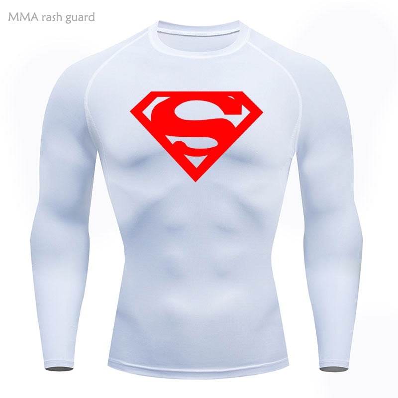 Kryptonian Long Sleeve Compression Shirt