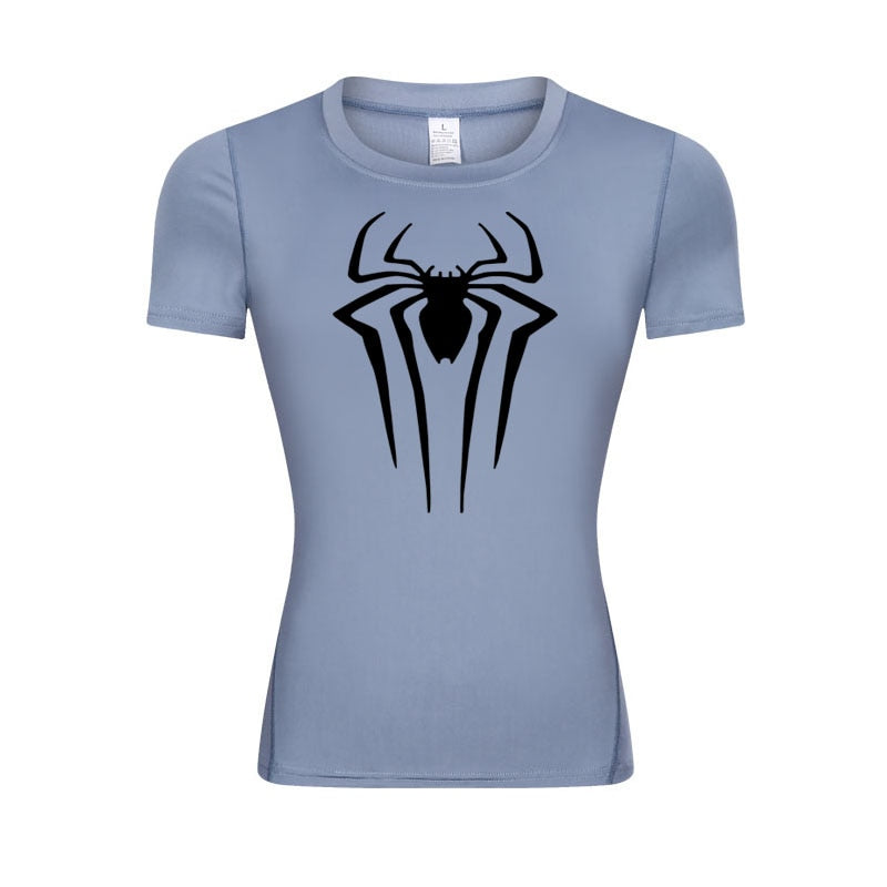 Web-Slinging Woman's Compression Shirt