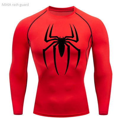 Web Slinging Long Sleeve Compression Shirt 2002