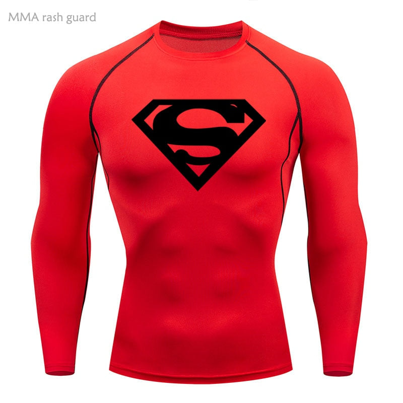 Kryptonian Long Sleeve Compression Shirt