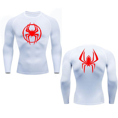 Morales Web Slinging Long Sleeve Compression Shirt