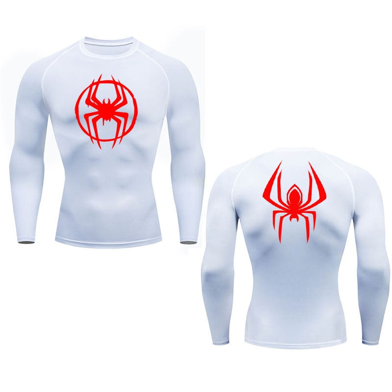 Morales Web Slinging Long Sleeve Compression Shirt