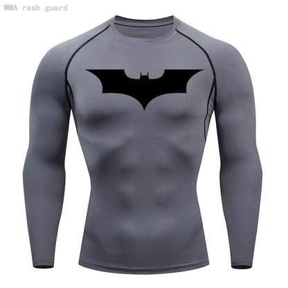 Dark Knight Long Sleeve Compression Shirt