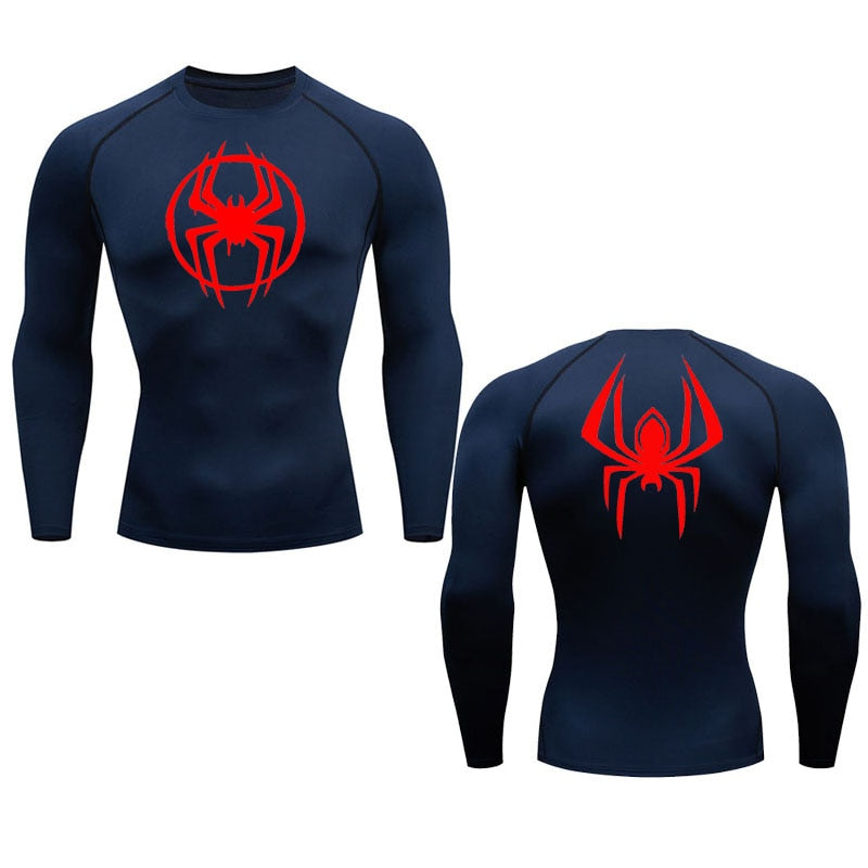 Morales Web Slinging Long Sleeve Compression Shirt