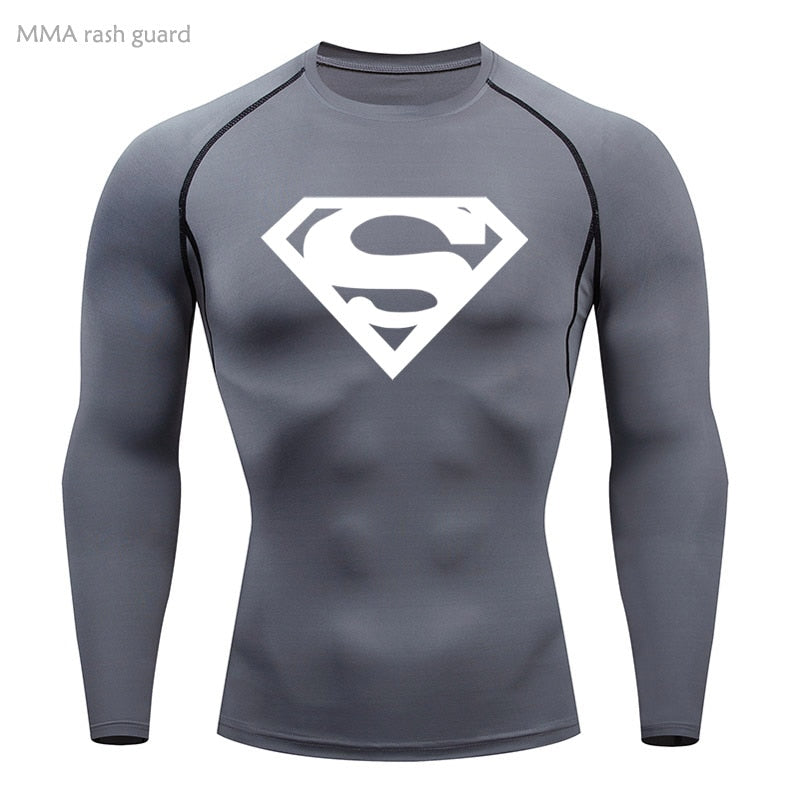 Kryptonian Long Sleeve Compression Shirt