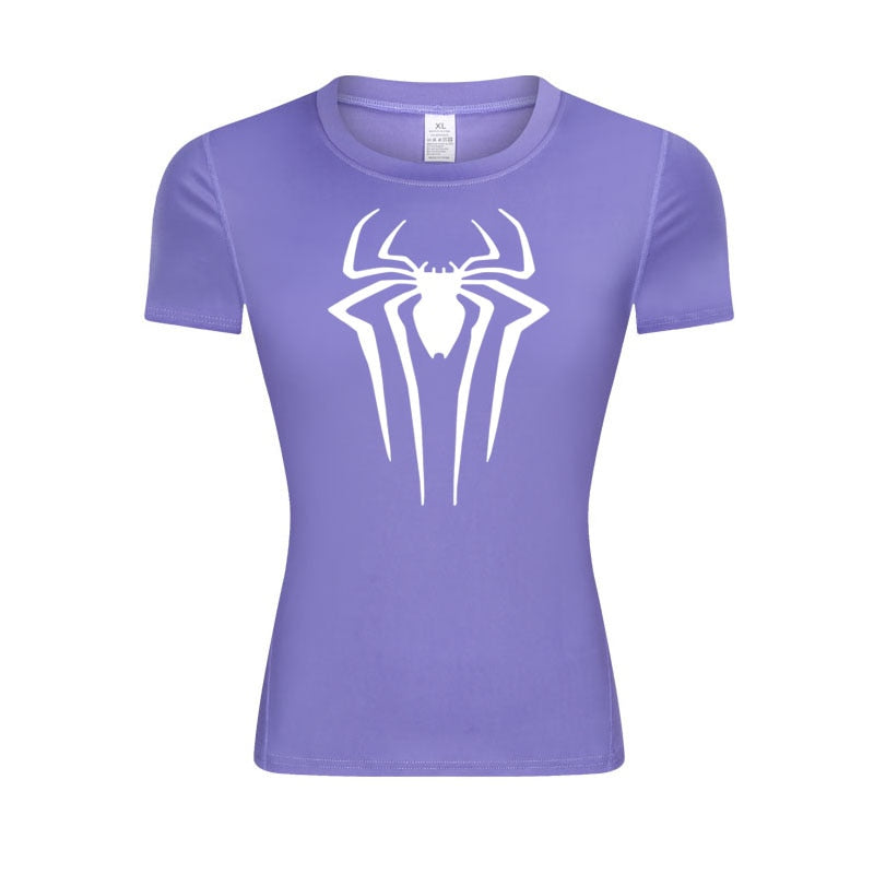 Web-Slinging Woman's Compression Shirt