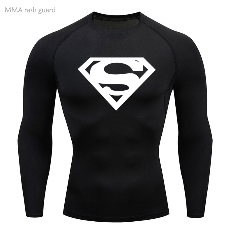 Kryptonian Long Sleeve Compression Shirt