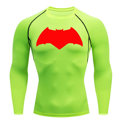 Affleck Dark Knight Long Sleeve Compression Shirt