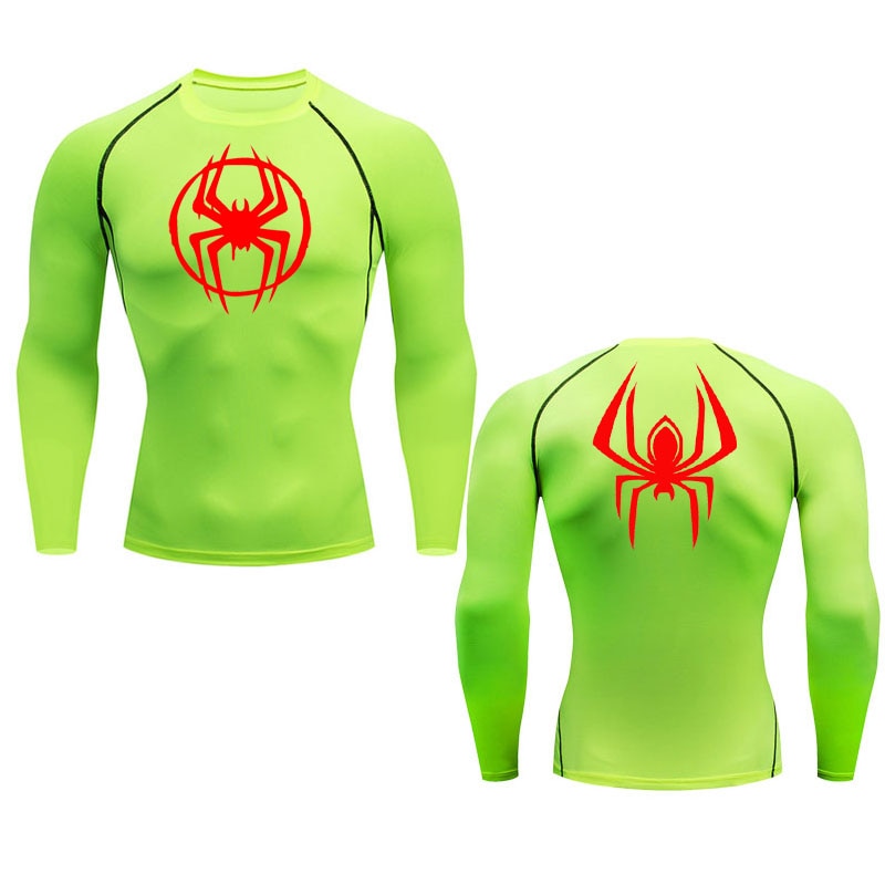 Morales Web Slinging Long Sleeve Compression Shirt