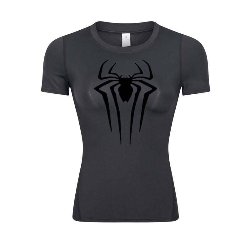 Web-Slinging Woman's Compression Shirt