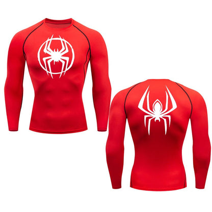 Morales Web Slinging Long Sleeve Compression Shirt