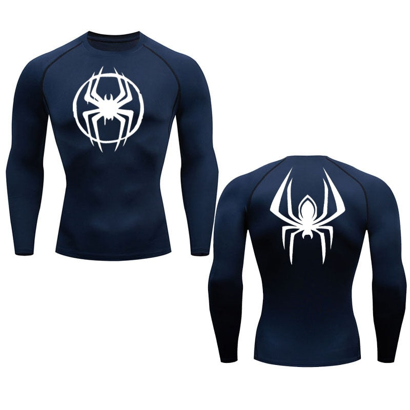 Morales Web Slinging Long Sleeve Compression Shirt