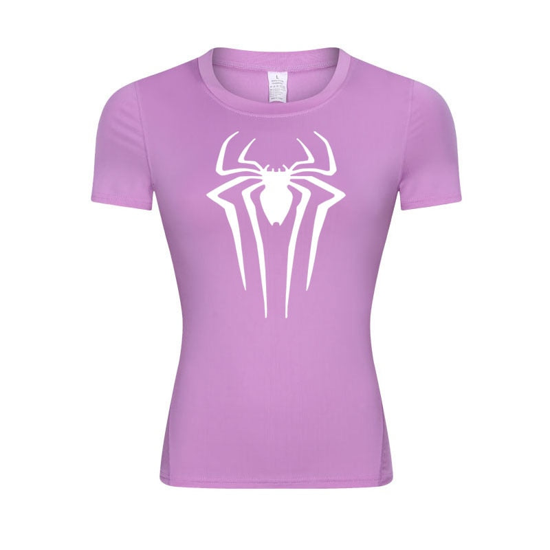 Web-Slinging Woman's Compression Shirt