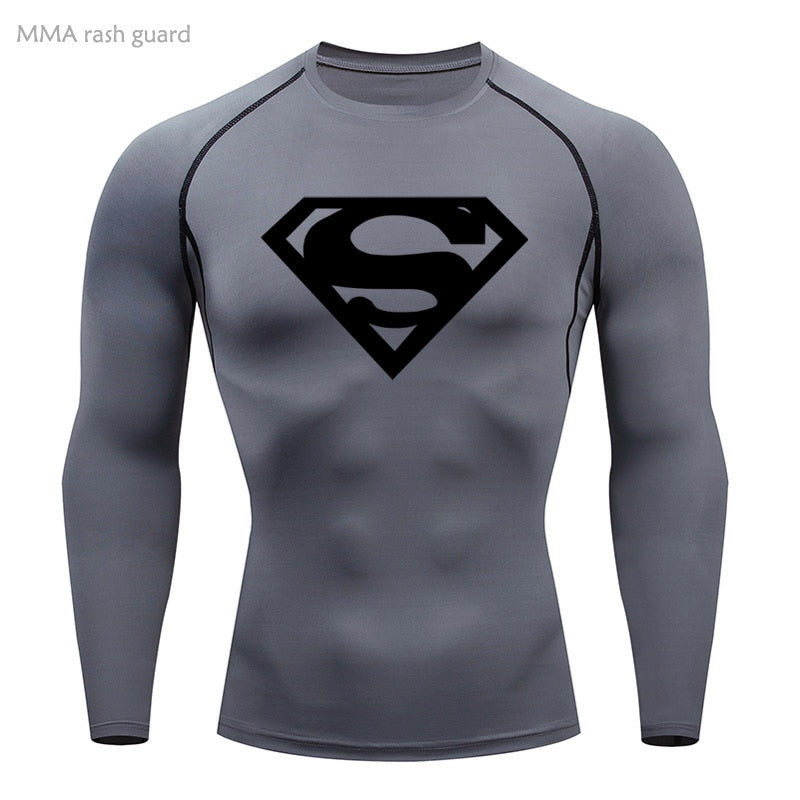 Kryptonian Long Sleeve Compression Shirt