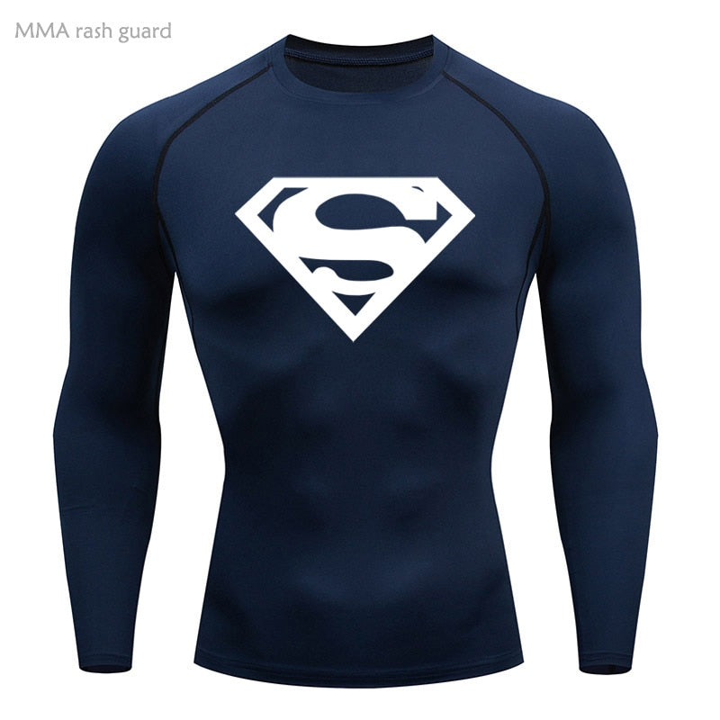 Kryptonian Long Sleeve Compression Shirt