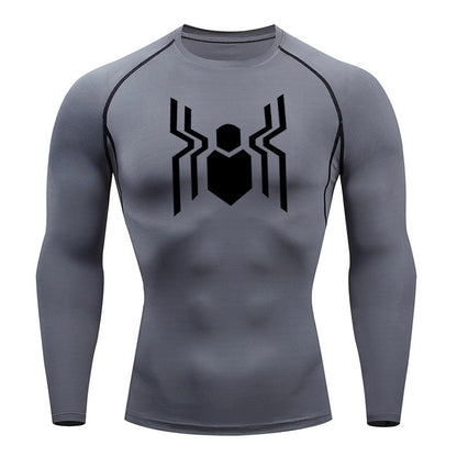 Web Slinging Long Sleeve Compression Shirt 2016