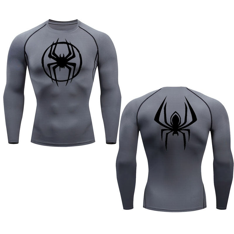 Morales Web Slinging Long Sleeve Compression Shirt