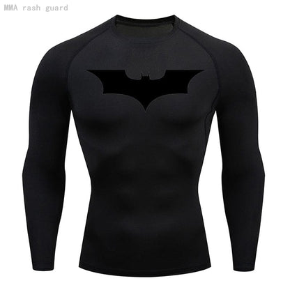 Dark Knight Long Sleeve Compression Shirt