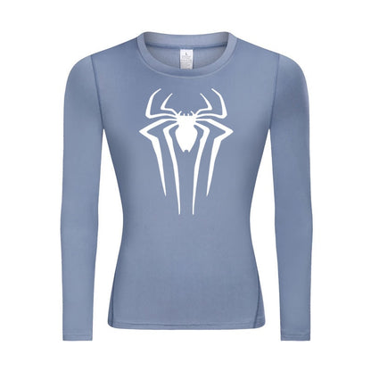 Web-Slinging Woman's Long Sleeve Compression Shirt