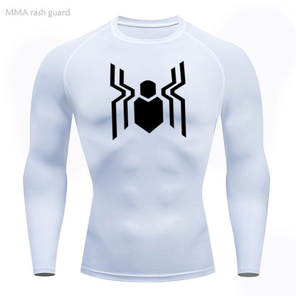 Web Slinging Long Sleeve Compression Shirt 2016