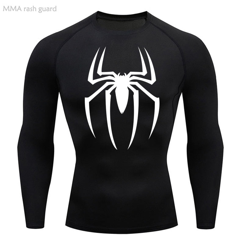 Web Slinging Long Sleeve Compression Shirt 2002